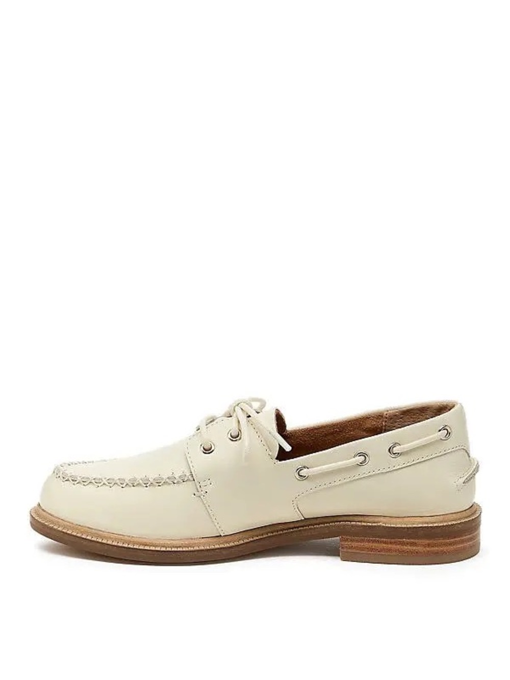 Kelsi Dagger Brooklyn Linny Leather Loafers in off-white shell leather size 8